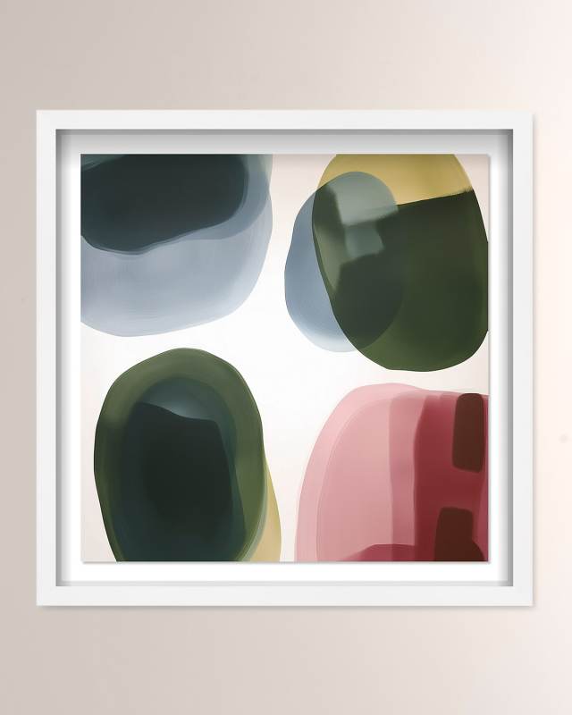 "Opaque Whispers III" Framed Art Print